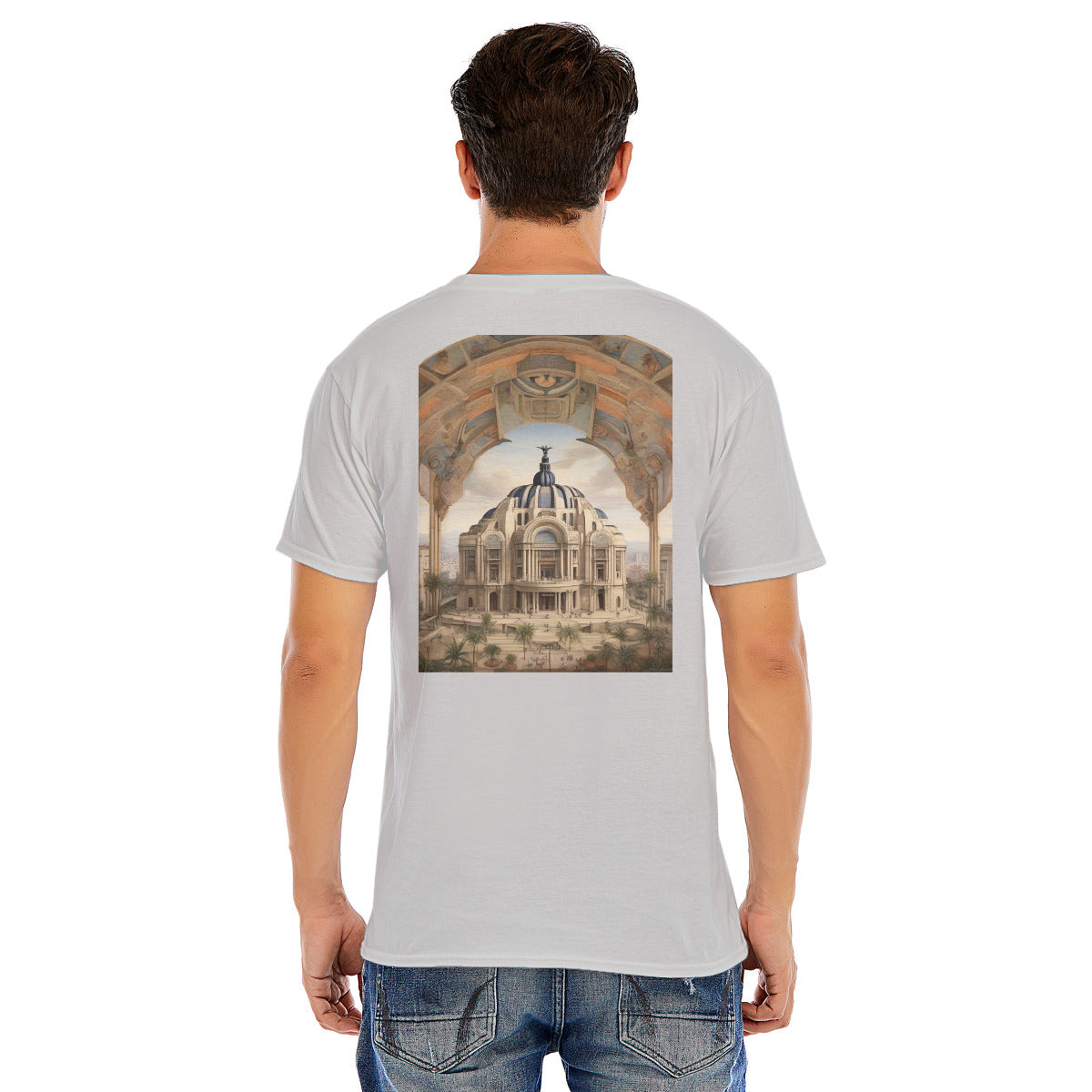 Palacio de Bellas Artes 101 -- Unisex O-neck Short Sleeve T-shirt