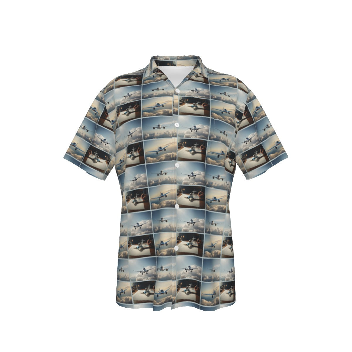 Let's Fly -- Men's Hawaiian Shirt With Pocket