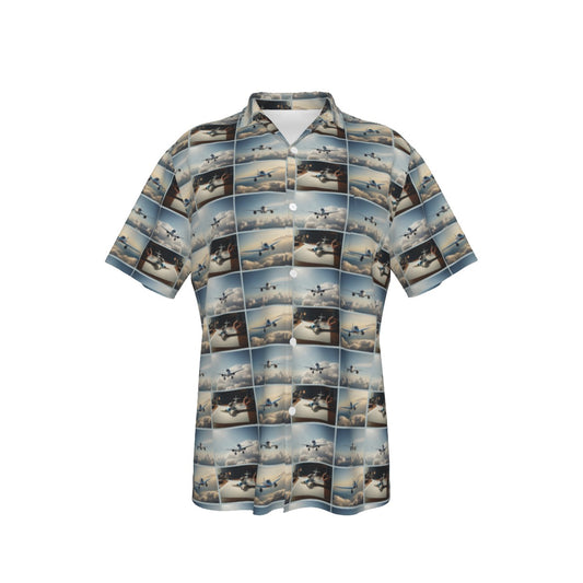 Let's Fly -- Men's Hawaiian Shirt With Pocket