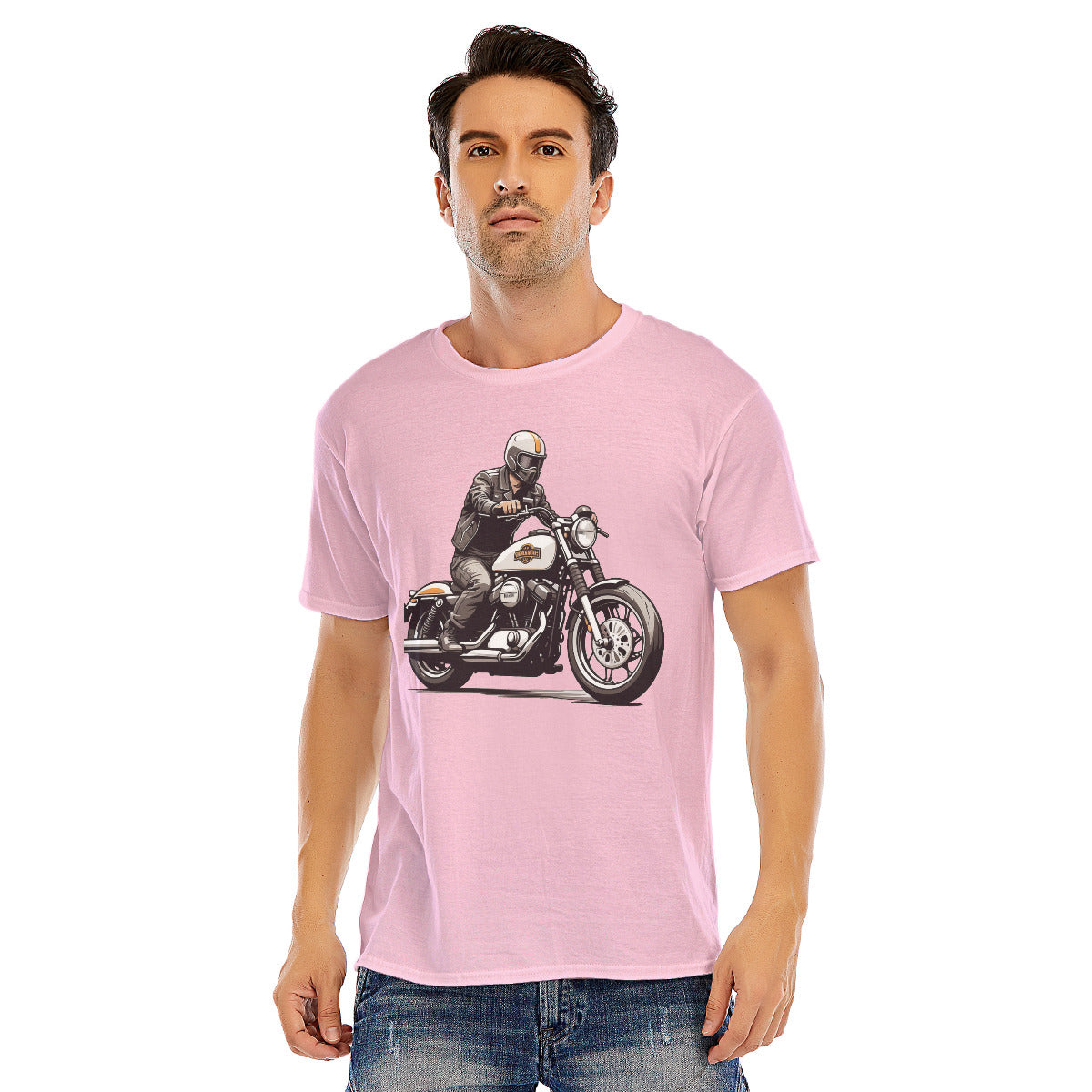 Motorcycle 107 --Unisex O-neck Short Sleeve T-shirt