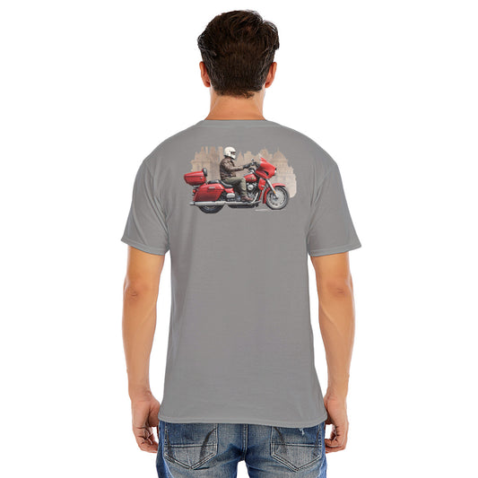 Motorcycle 122 -- Unisex O-neck Short Sleeve T-shirt