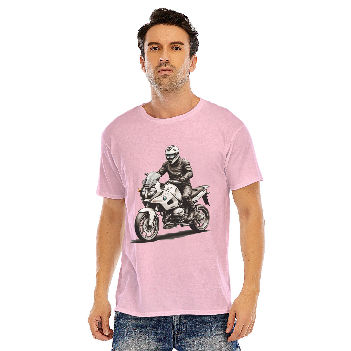 Motorcycle 104 -- Unisex O-neck Short Sleeve T-shirt