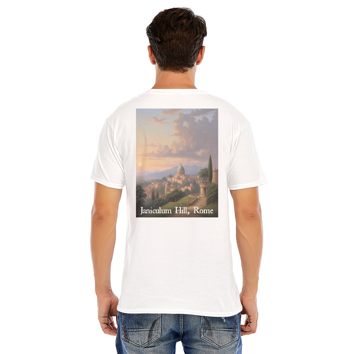 Janiculum Hill -- Unisex O-neck Short Sleeve T-shirt