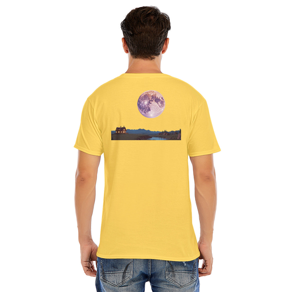 Full Moon 102 --Unisex O-neck Short Sleeve T-shirt