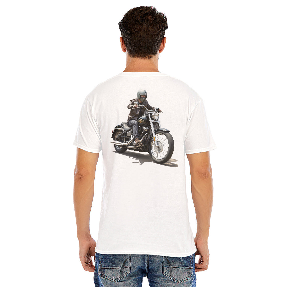 Motorcycle 110 -- Unisex O-neck Short Sleeve T-shirt