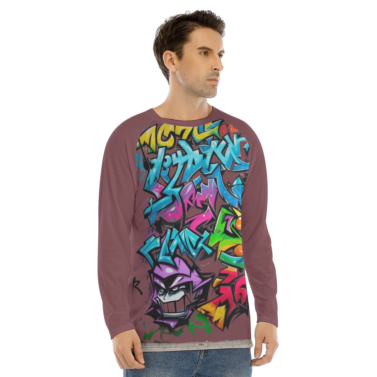 Graffiti 103 -- Men's Long Sleeve T-shirt With Raglan Sleeve