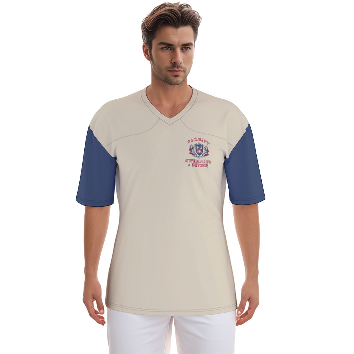 Swimming & Diving -- Men's Football Jersey