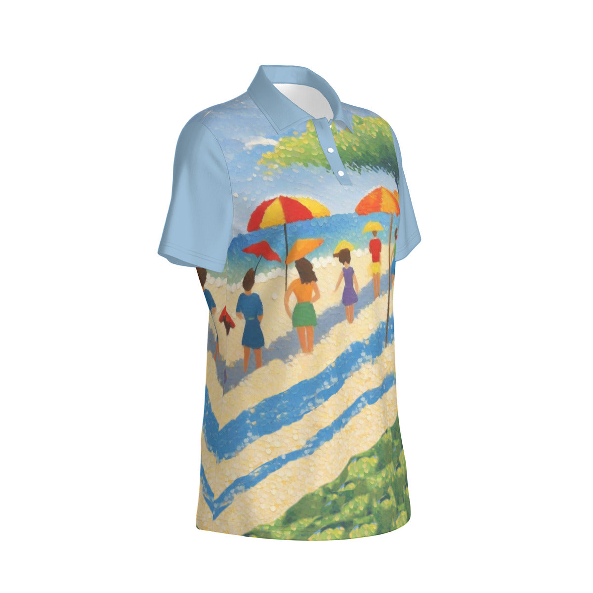 The Beach -- Women's Polo Collar Jersey