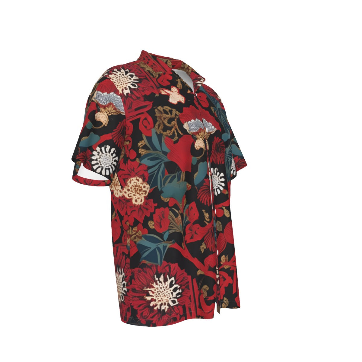 China -- Men's Hawaiian Shirt With Pocket