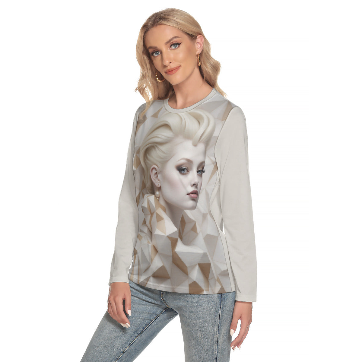 Fantasy Harequin -- Women's O-neck Long Sleeve T-shirt