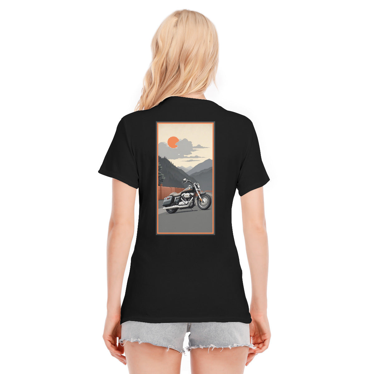 Motorcycle 112 -- Unisex O-neck Short Sleeve T-shirt