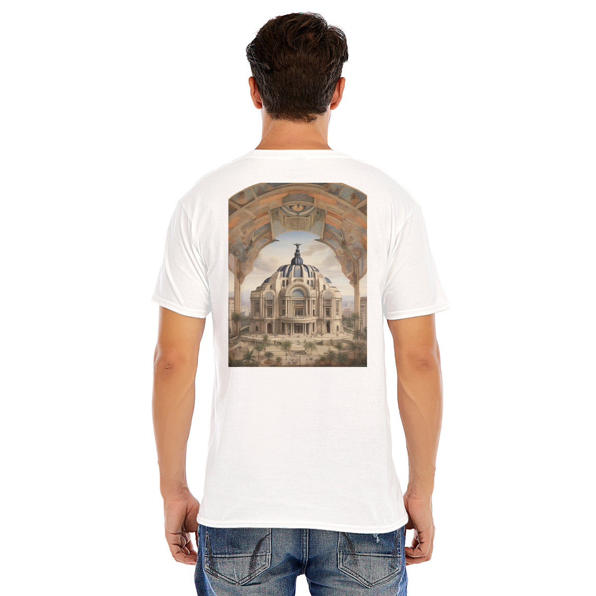 Palacio de Bellas Artes 101 -- Unisex O-neck Short Sleeve T-shirt