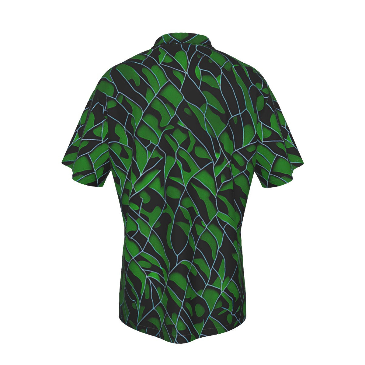 Hawaiian Camo -- Men's Hawaiian Shirt With Pocket