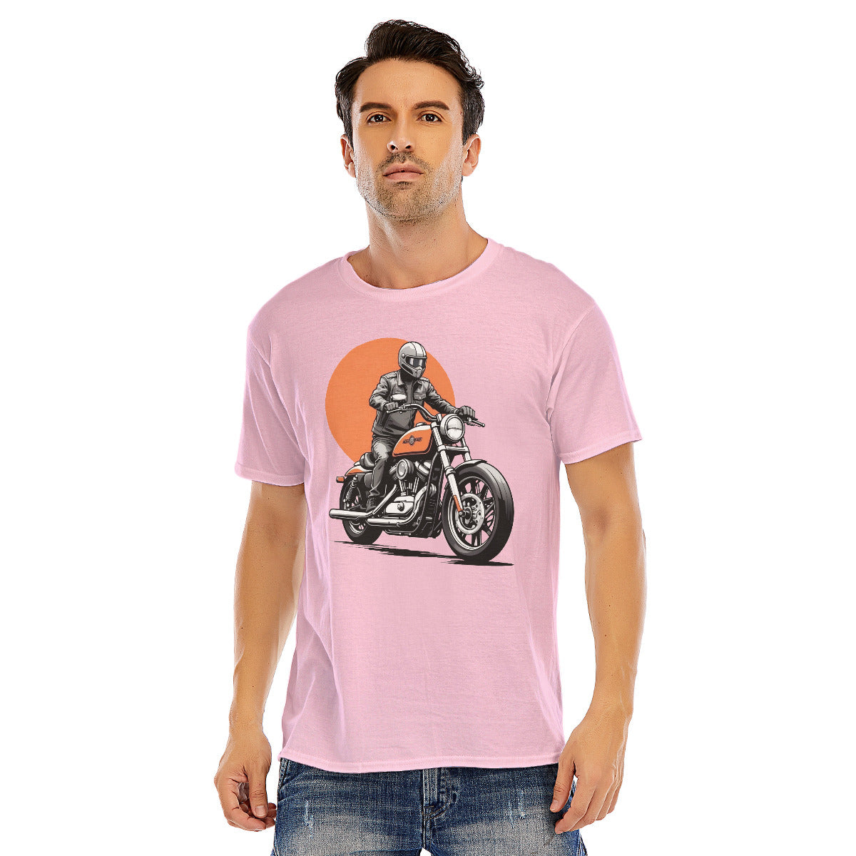 Motorcycle 106 -- Unisex O-neck Short Sleeve T-shirt