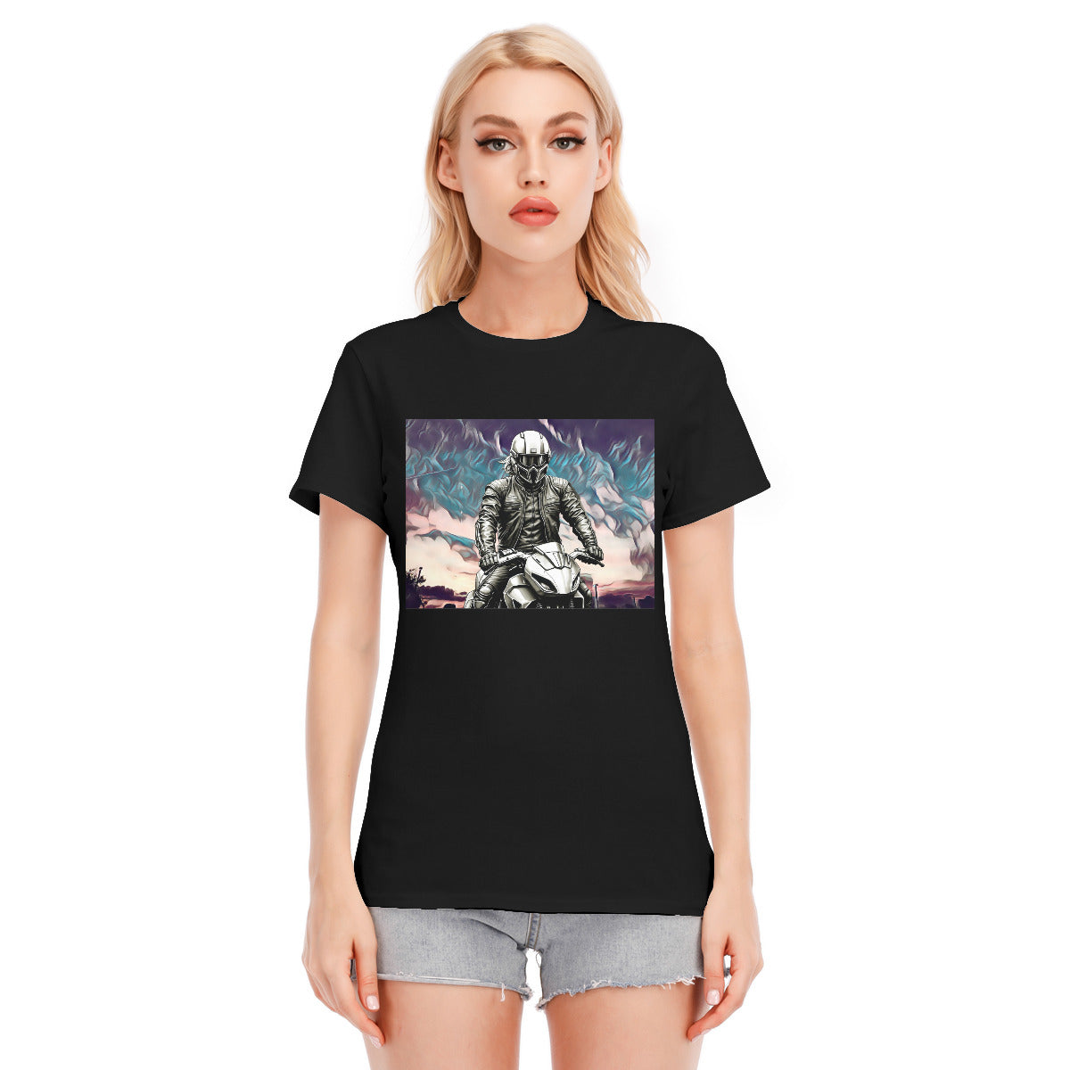 Motorcycle 131 -- Unisex O-neck Short Sleeve T-shirt