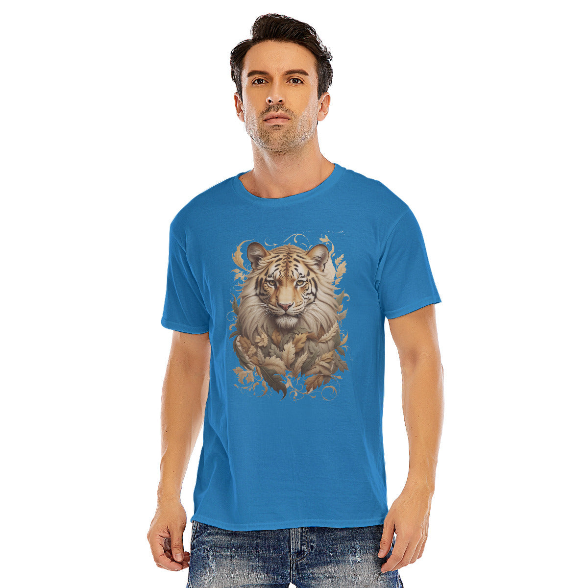 Tiger 104a -- Unisex O-neck Short Sleeve T-shirt