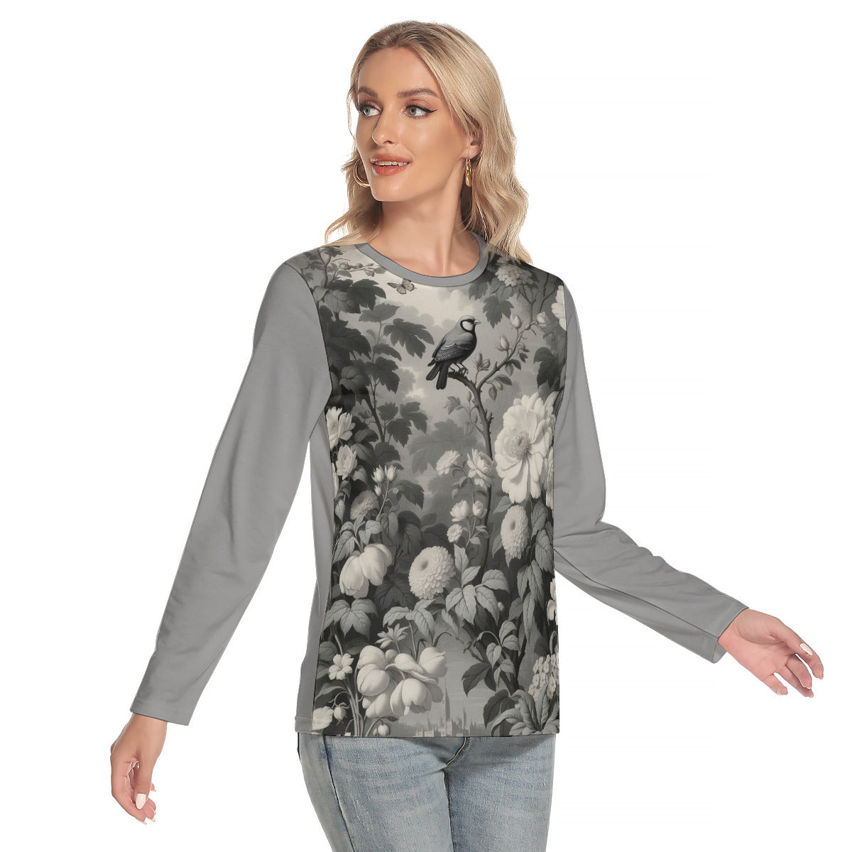 Fantasy Toile -- Women's O-neck Long Sleeve T-shirt