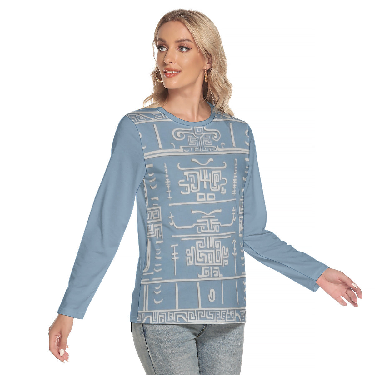 Greek Fantasy -- Women's O-neck Long Sleeve T-shirt