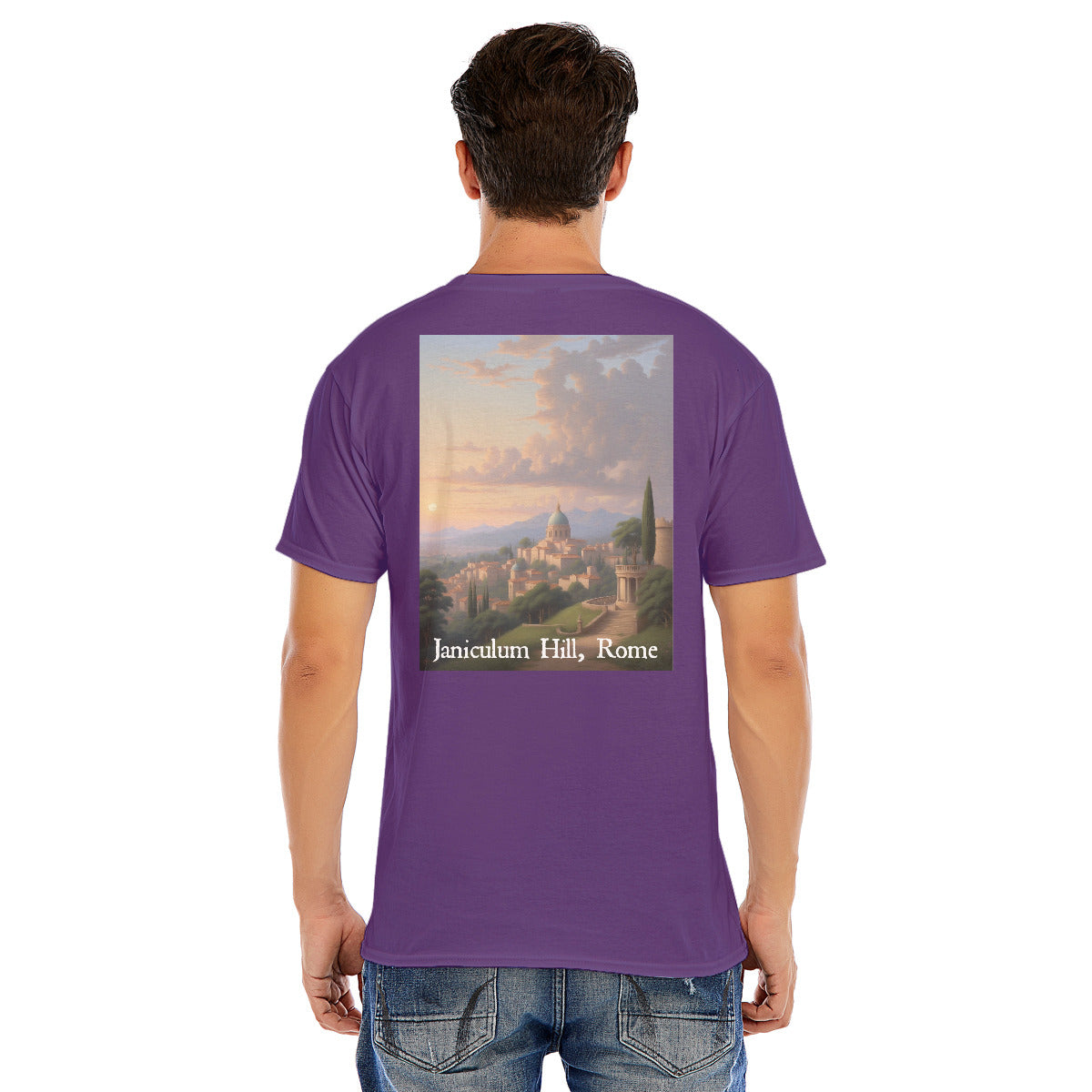 Janiculum Hill -- Unisex O-neck Short Sleeve T-shirt