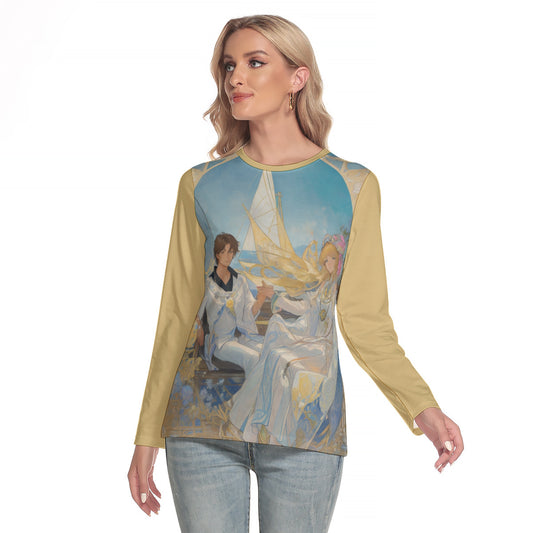 Fantacy 173a -- Women's O-neck Long Sleeve T-shirt