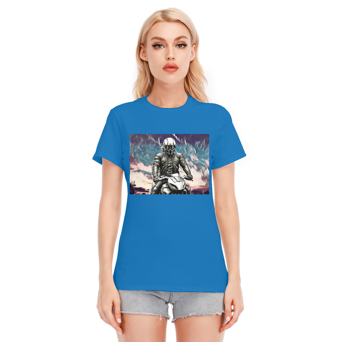 Motorcycle 131 -- Unisex O-neck Short Sleeve T-shirt