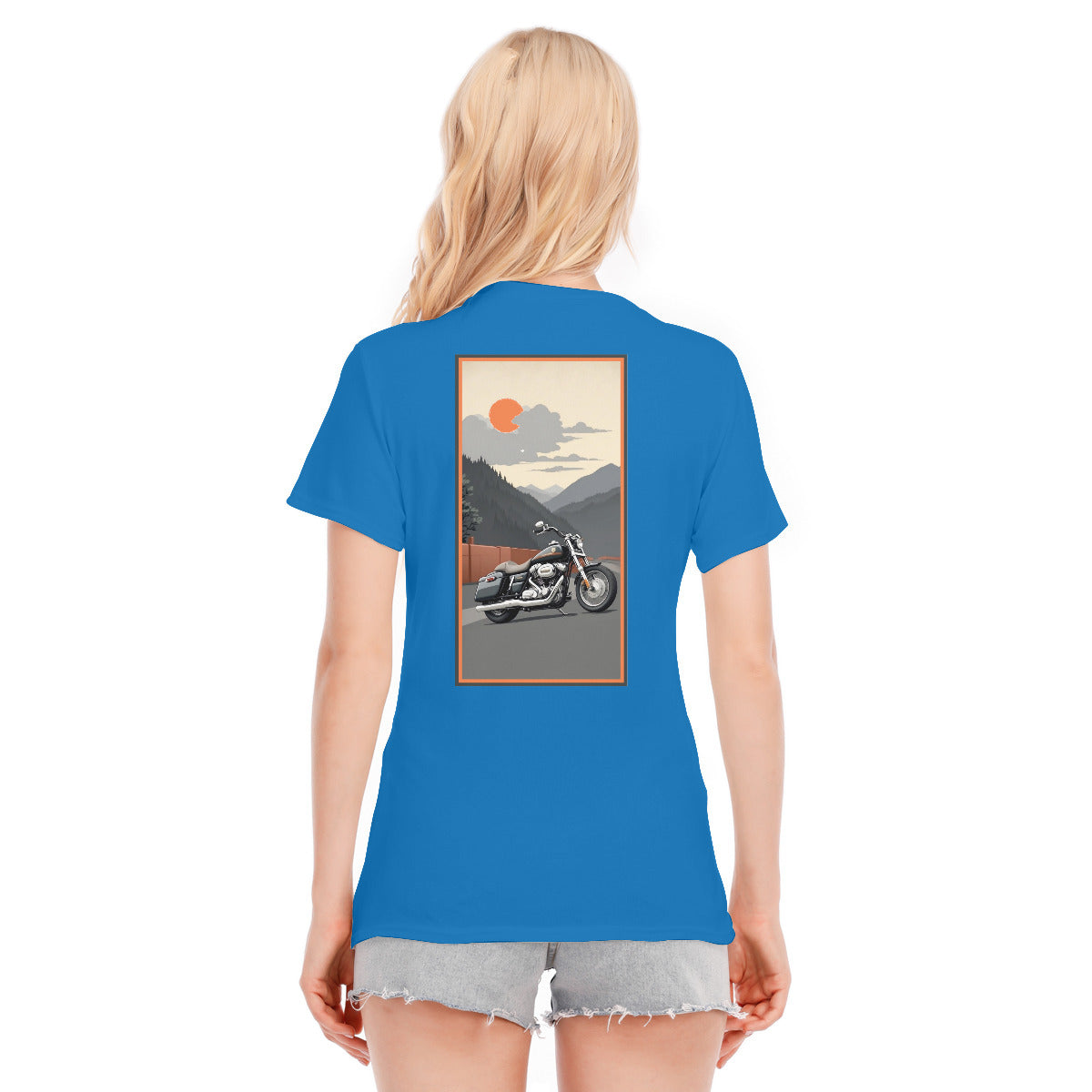 Motorcycle 112 -- Unisex O-neck Short Sleeve T-shirt