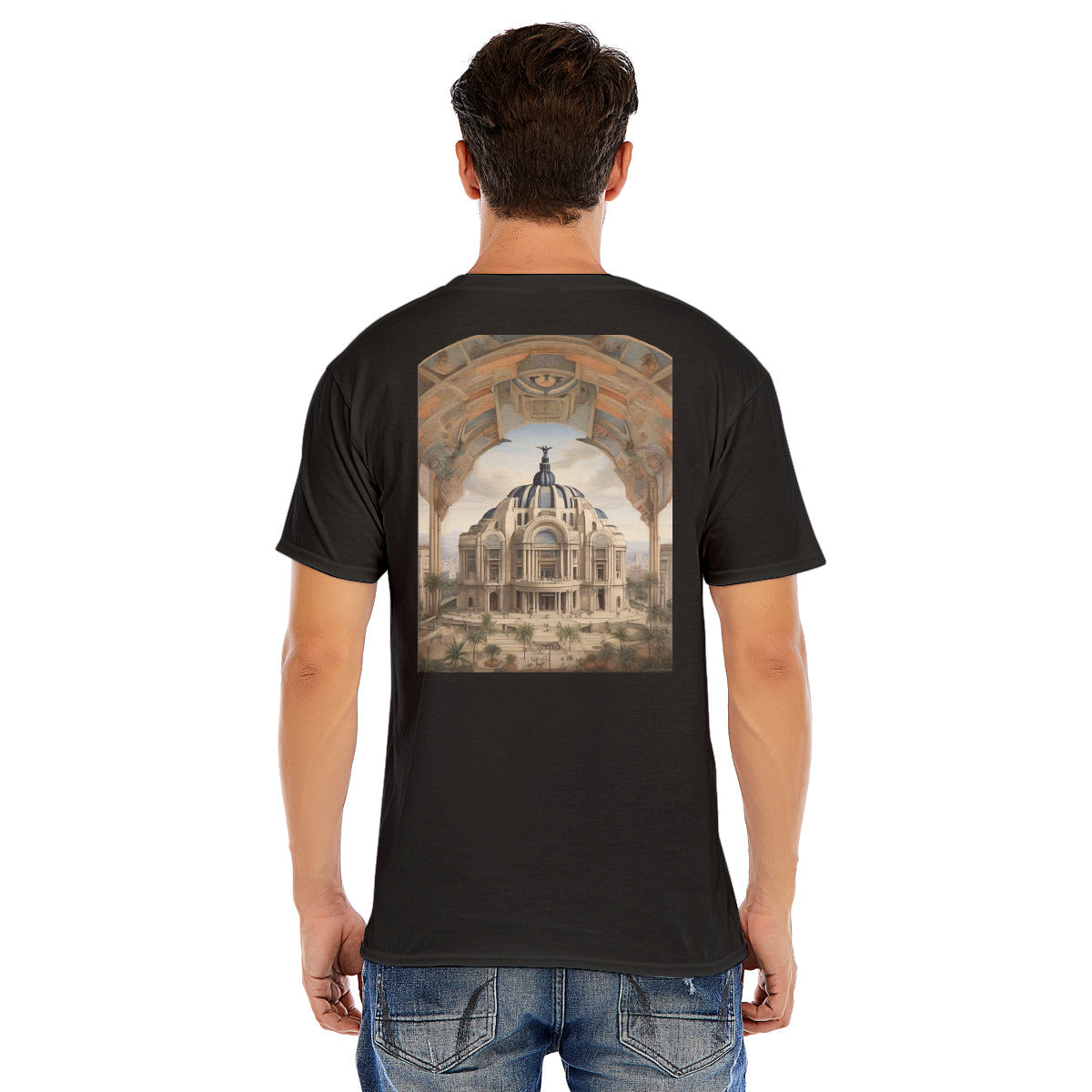 Palacio de Bellas Artes 101 -- Unisex O-neck Short Sleeve T-shirt