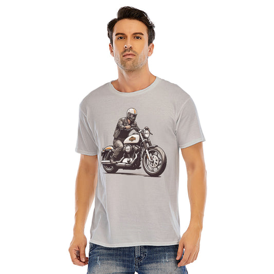 Motorcycle 107 --Unisex O-neck Short Sleeve T-shirt