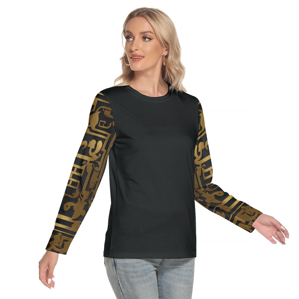 Greek Isle 101 -- Women's O-neck Long Sleeve T-shirt