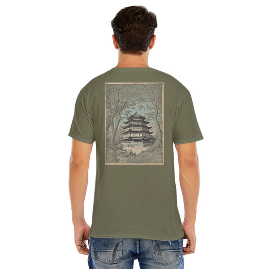 Pagoda 101 -- Unisex O-neck Short Sleeve T-shirt