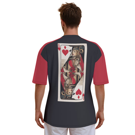 Ace of Hearts -- Men's Football Jersey