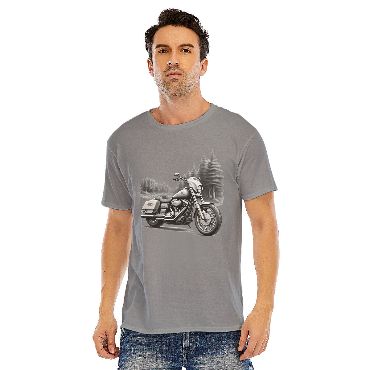 Motorcycle 111 -- Unisex O-neck Short Sleeve T-shirt