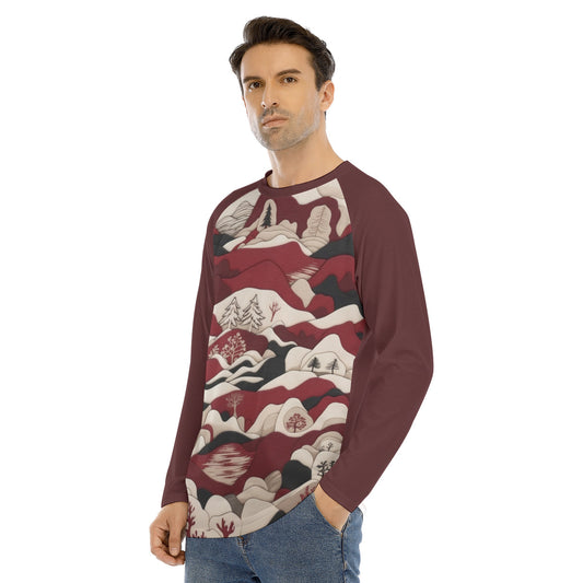 Norway 101 -- Men's Long Sleeve T-shirt With Raglan Sleeve