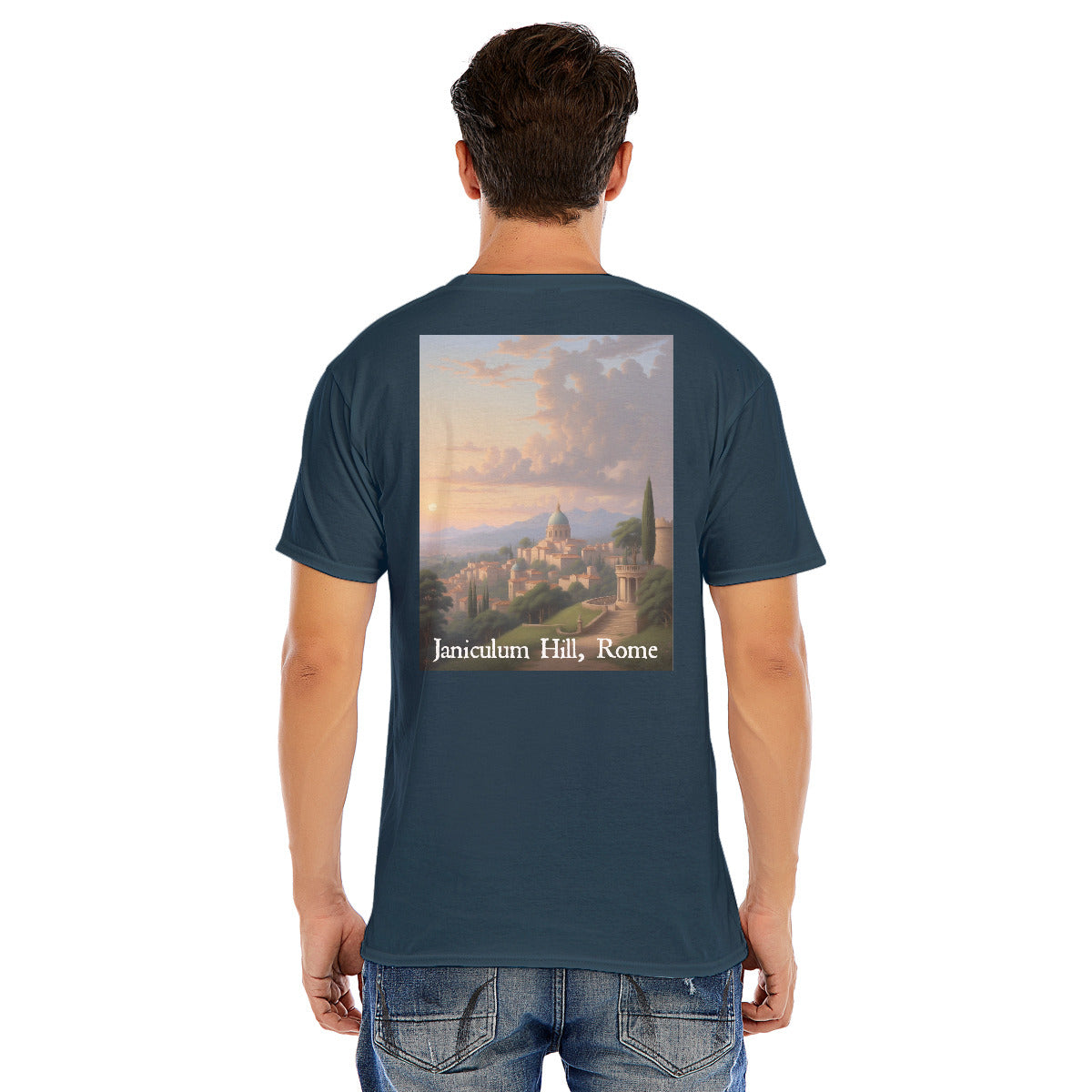 Janiculum Hill -- Unisex O-neck Short Sleeve T-shirt