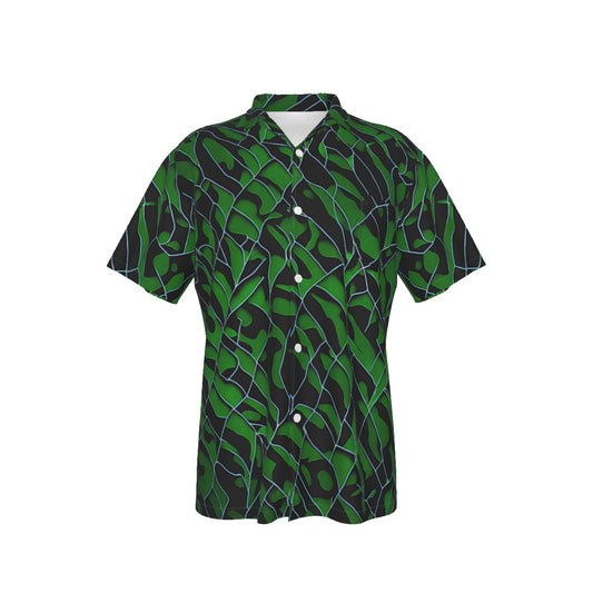 Hawaiian Camo -- Men's Hawaiian Shirt With Pocket
