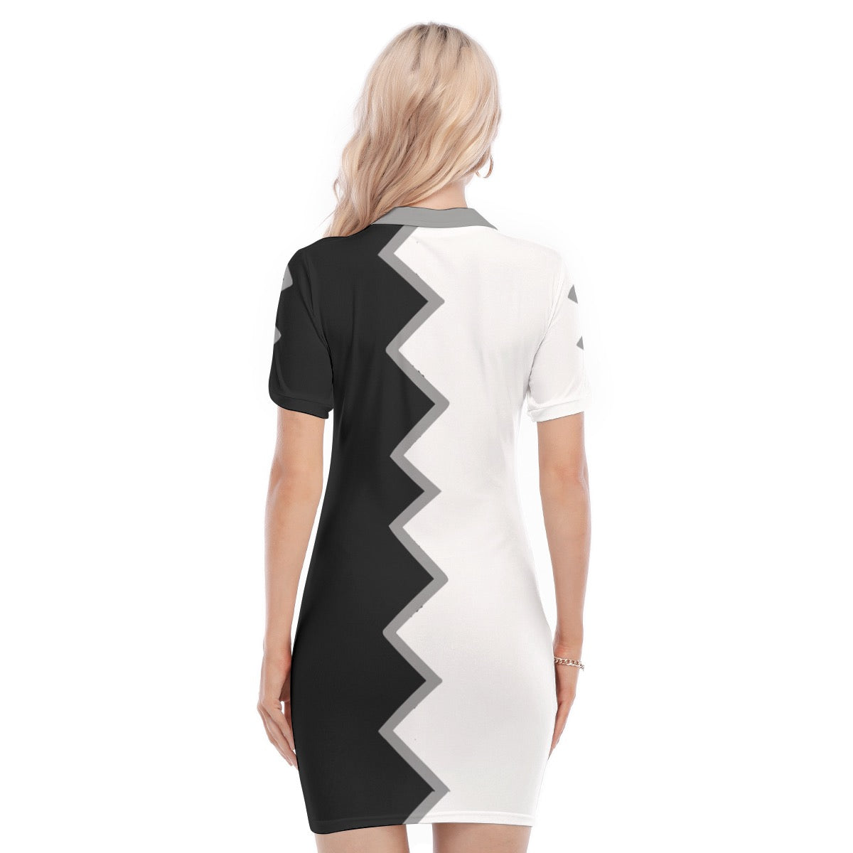 B&W -- Women's Polo Collar Dress