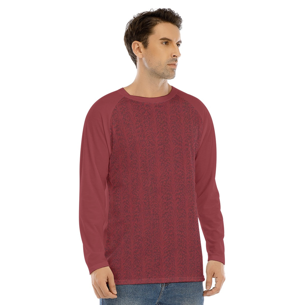 Pattern 164 -- Men's Long Sleeve T-shirt With Raglan Sleeve