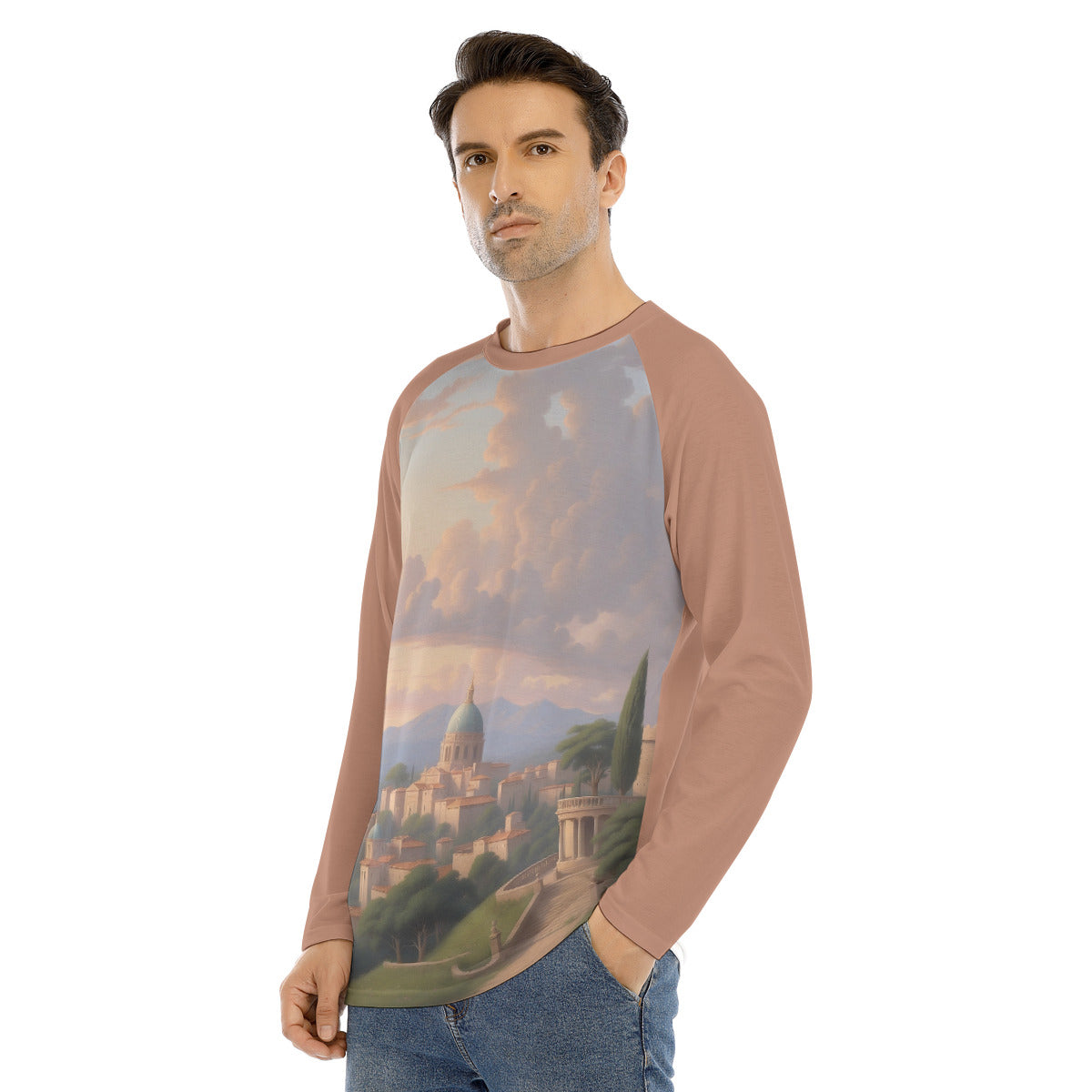 Janiculum Hill 103 -- Men's Long Sleeve T-shirt With Raglan Sleeve