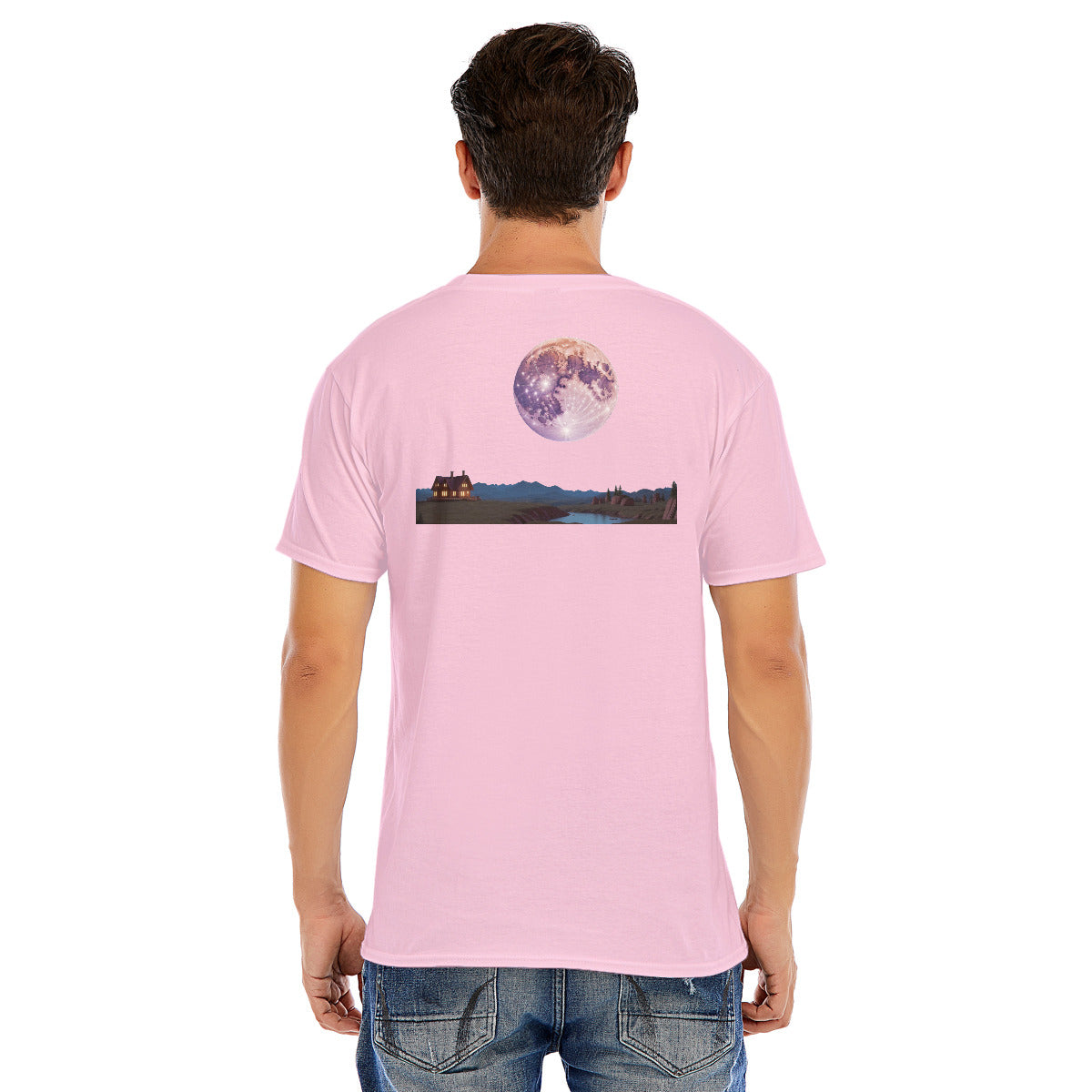 Full Moon 102 --Unisex O-neck Short Sleeve T-shirt