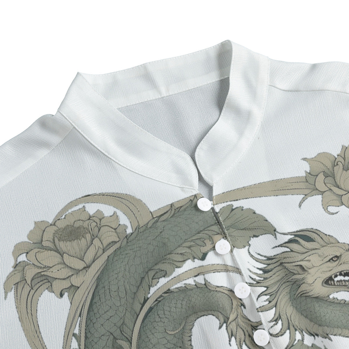 Dragon -- Men's Henley Short Sleeve Shirt