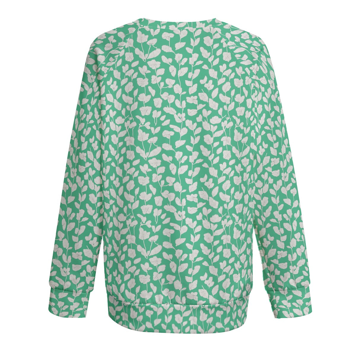 Mint Leaves -- Women's Sweatshirt With Raglan Sleeve | Interlock