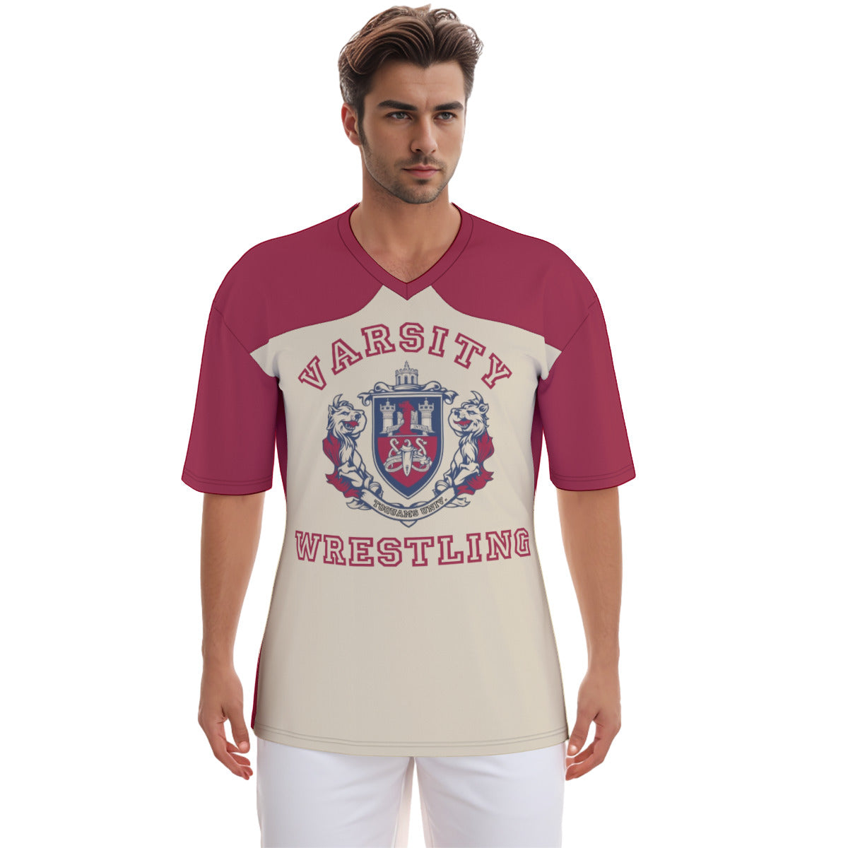 Wrestling -- Men's Football Jersey