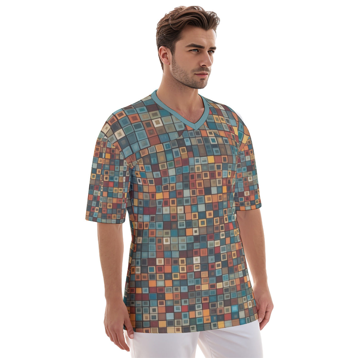 Squares -- Men's Football  Jersey