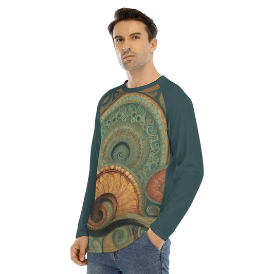 Paisley 106 -- Men's Long Sleeve T-shirt With Raglan Sleeve