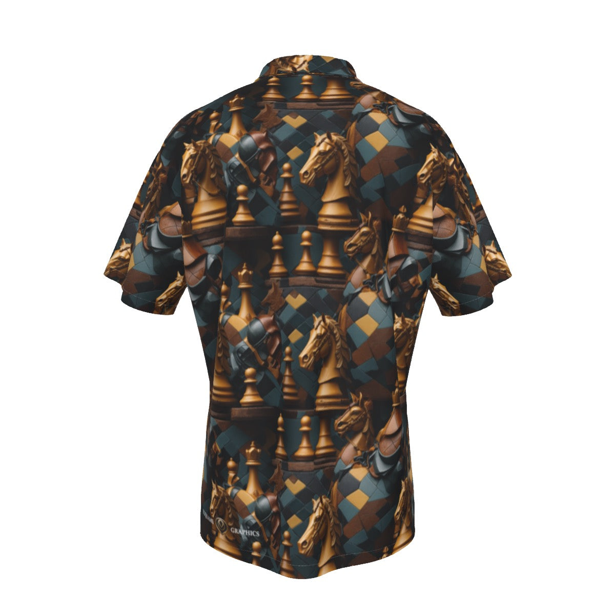 Chess -- Men's Hawaiian Shirt With Pocket