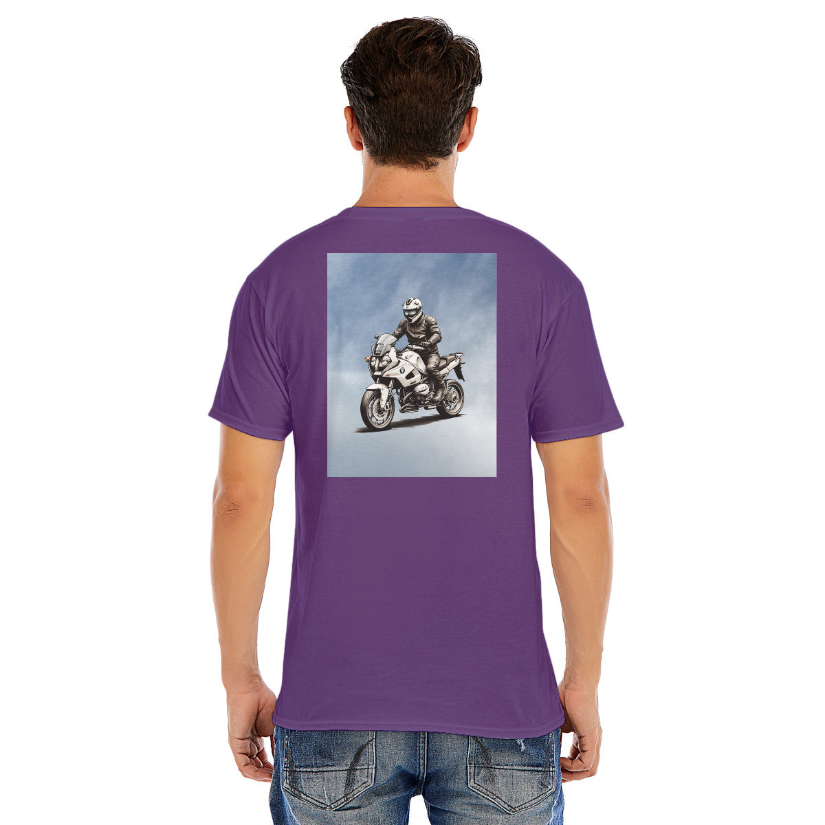 Motorcycle 132 -- Unisex O-neck Short Sleeve T-shirt