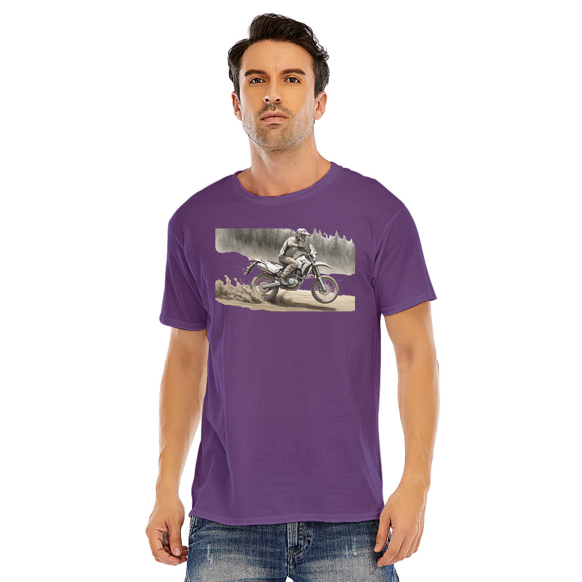 Motorcycle 120 -- Unisex O-neck Short Sleeve T-shirt