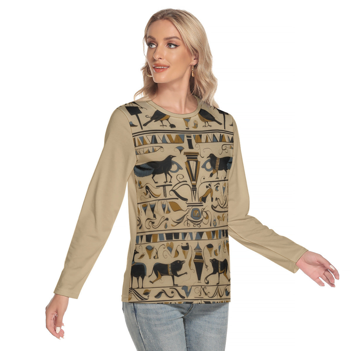 Fantasy Nile -- Women's O-neck Long Sleeve T-shirt