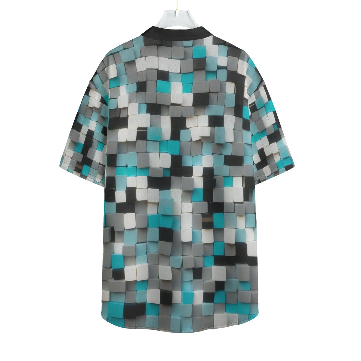 Blocks -- Men's Henley Short Sleeve Shirt