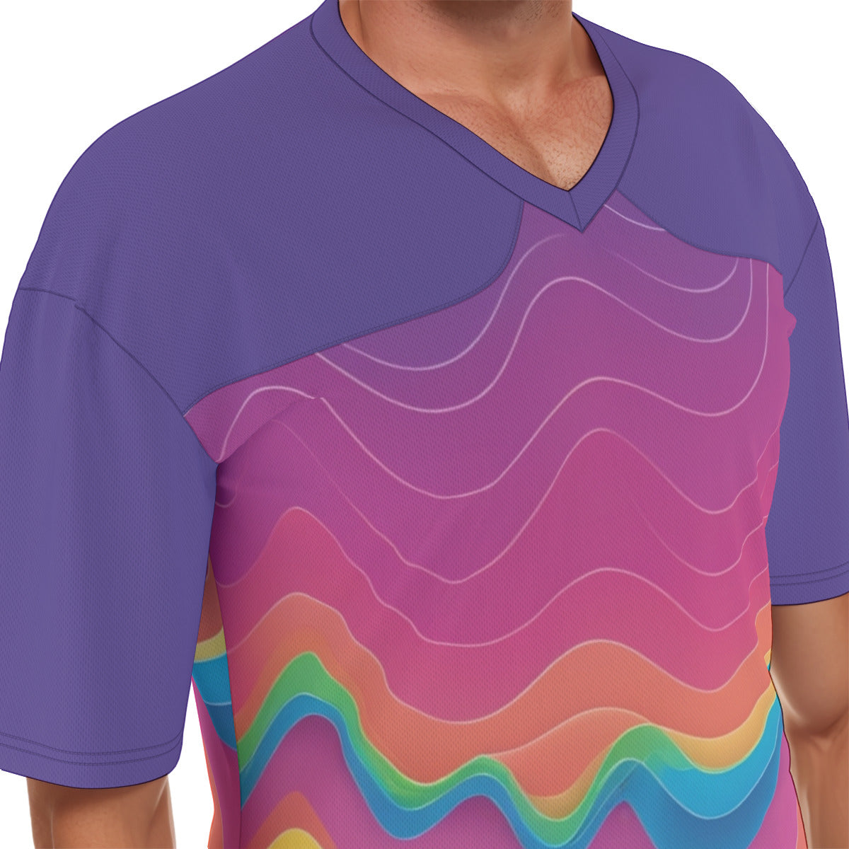 The Wave -- Men's Football Jersey